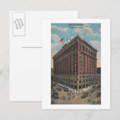 Carte Postale Spokane, WA - Vue de l'hôtel Davenport (Devant / Derrière)