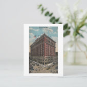 Carte Postale Spokane, WA - Vue de l'hôtel Davenport (Debout devant)