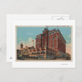 Carte Postale Spokane, WA - Vue de l'hôtel Davenport #1 (Devant / Derrière)