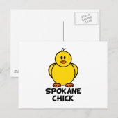 Carte Postale Spokane Washington Chick (Devant / Derrière)
