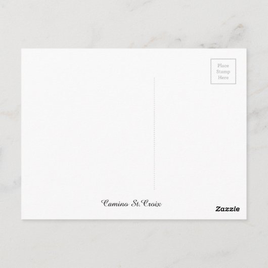 Carte Postale Spontanité (Dos)