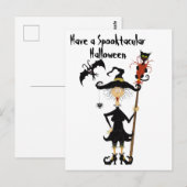 Carte postale Spooktacular Halloween (Devant / Derrière)