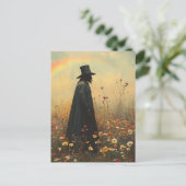 Carte Postale Spooky Plague Doctor in the Meadow (Debout devant)