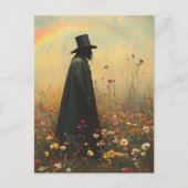 Carte Postale Spooky Plague Doctor in the Meadow (Devant)