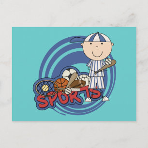 Carte Postale Sports Boy - Tshirts et cadeaux de baseball