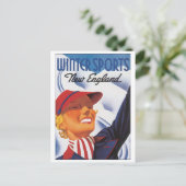 Carte Postale Sports d'hiver Nouvelle Angleterre (Debout devant)