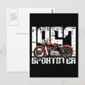 Carte Postale Sportster 1957 (Devant / Derrière)