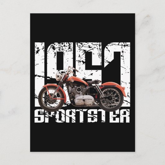 Carte Postale Sportster 1957 (Devant)