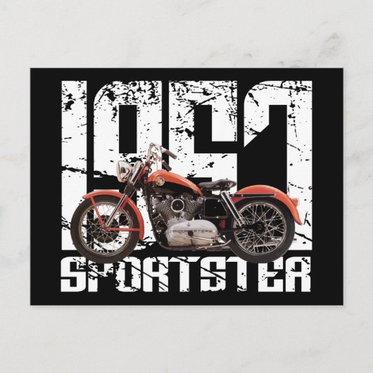 Carte Postale Sportster 1957 (Devant)