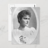 Carte Postale Spouse tsar - TSARINA ALEXANDRA de Russie #118 (Devant / Derrière)