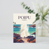 Carte Postale Spouting Horn USA (Debout devant)