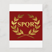 CARTE POSTALE SPQR (Devant)