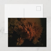 Carte Postale Spray chrysanthemums under dim lighting (Devant / Derrière)
