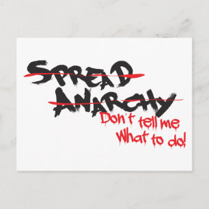 Carte Postale Spread Anarchy!