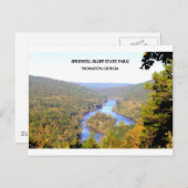 Carte Postale SPREWELL BLUFF STATE PARK - Thomaston, Géorgie (Devant / Derrière)