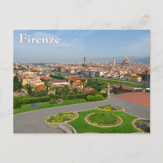 Carte Postale Spring blooms de Florence (Devant)