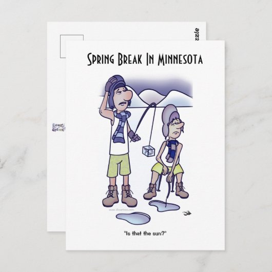 Carte postale Spring Break (Devant / Derrière)