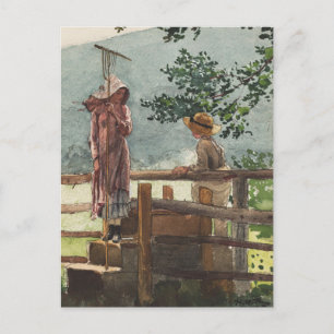 Carte Postale Spring by Winslow Homer