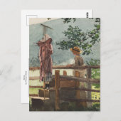 Carte Postale Spring by Winslow Homer (Devant / Derrière)