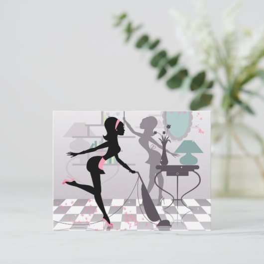 Carte Postale Spring Cleaning (Debout devant)