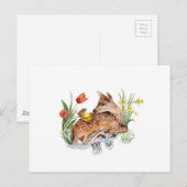 Carte Postale Spring Deer (Devant / Derrière)