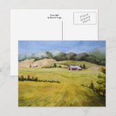 Carte postale "Spring Fields" (Devant / Derrière)