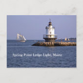 Carte postale Spring Point Ledge Light (Devant)