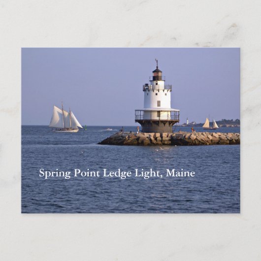 Carte postale Spring Point Ledge Light (Devant)