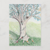 Carte postale Spring tree (Devant)