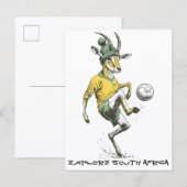 Carte Postale Springbok Star Striker (Devant / Derrière)