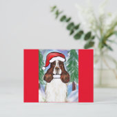 CARTE POSTALE SPRINGER SPANIEL ANGLAIS (Debout devant)