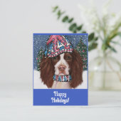 CARTE POSTALE SPRINGER SPANIEL ANGLAIS        (Debout devant)