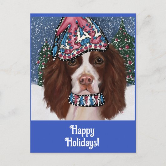 CARTE POSTALE SPRINGER SPANIEL ANGLAIS        (Devant)