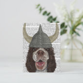 Carte Postale Springer Spaniel Viking (Debout devant)