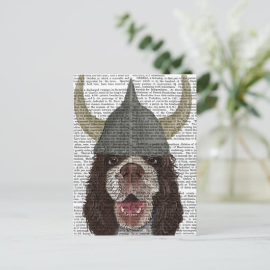 Carte Postale Springer Spaniel Viking (Debout devant)