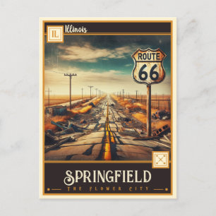 Carte Postale Springfield, Illinois   VINTAGE