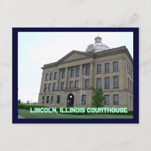 Carte Postale Springfield, Lincoln, Illinois Courthouse