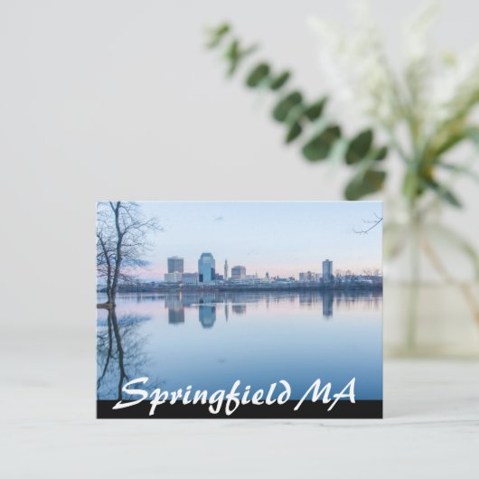 Carte Postale springfield massachusetts skyline (Debout devant)