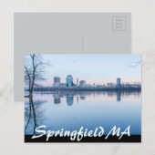 Carte Postale springfield massachusetts skyline (Devant / Derrière)