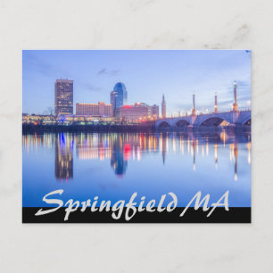 Carte Postale springfield massachusetts skyline