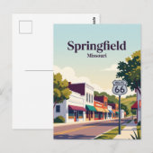 Carte Postale Springfield, Missouri (Devant / Derrière)