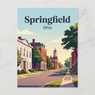 Carte Postale Springfield, Ohio