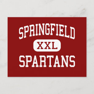 Carte Postale Springfield - Spartans - Lycée - Akron Ohio