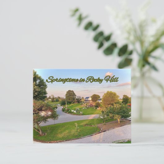 Carte Postale Springtime in Rocky Hill (Debout devant)