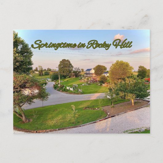 Carte Postale Springtime in Rocky Hill (Devant)