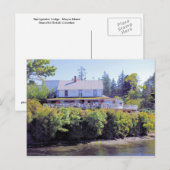 Carte Postale Springwater Lodge - Mayne Island (Devant / Derrière)