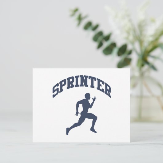 Carte Postale Sprinter (Debout devant)