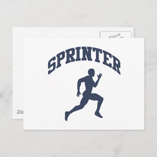 Carte Postale Sprinter (Devant / Derrière)