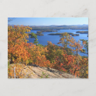 Carte Postale Squam Lake Rattlesnake Cliffs en automne