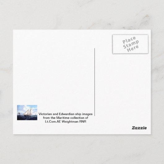 Carte Postale Square riggers (Dos)